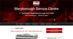 Desktop Screenshot of maryboroughservice.com.au